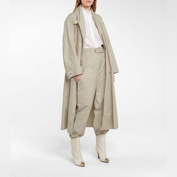 Etoile Isabel Marant - Peter Oversized
Cotton And Linen Trench Coat - Picture 3 of 7